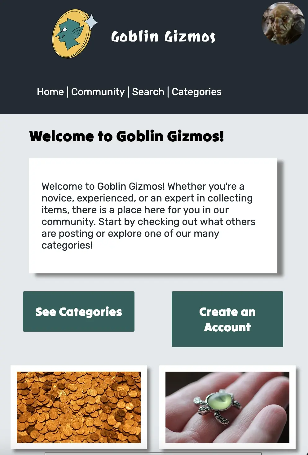 Responsive: home, mobile